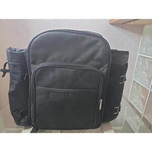 Picnic at Ascot Deluxe Equipped 2 Person Picnic Backpack with Wine Glasses Board